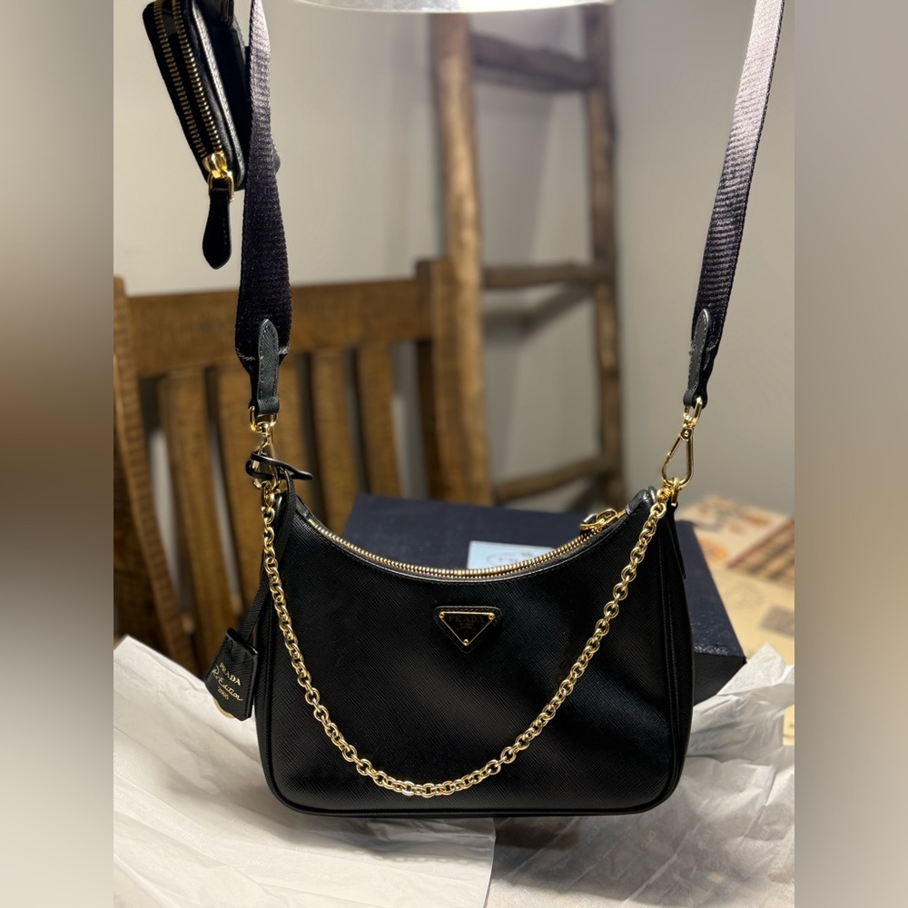 Prada Black Leather Women's Bag
